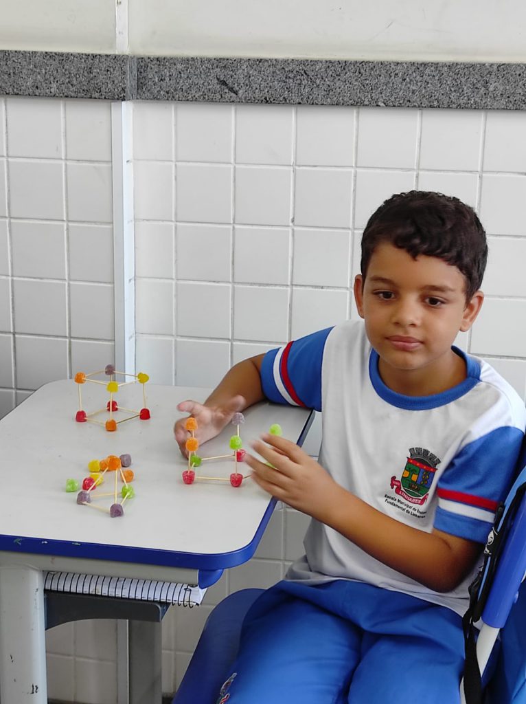 Jujubas E Palitos Se Transformam Em Figuras Geom Tricas Em Escola Do