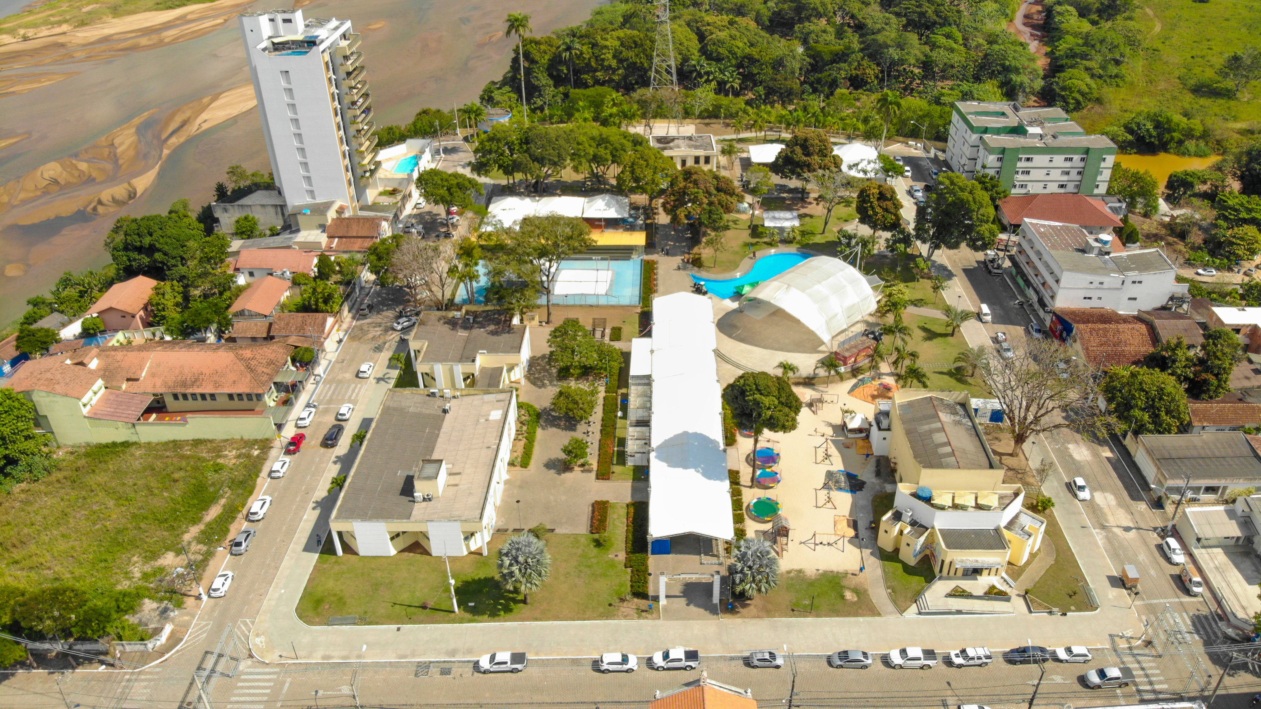 Drone no Clube dos Bancários do Brasil 